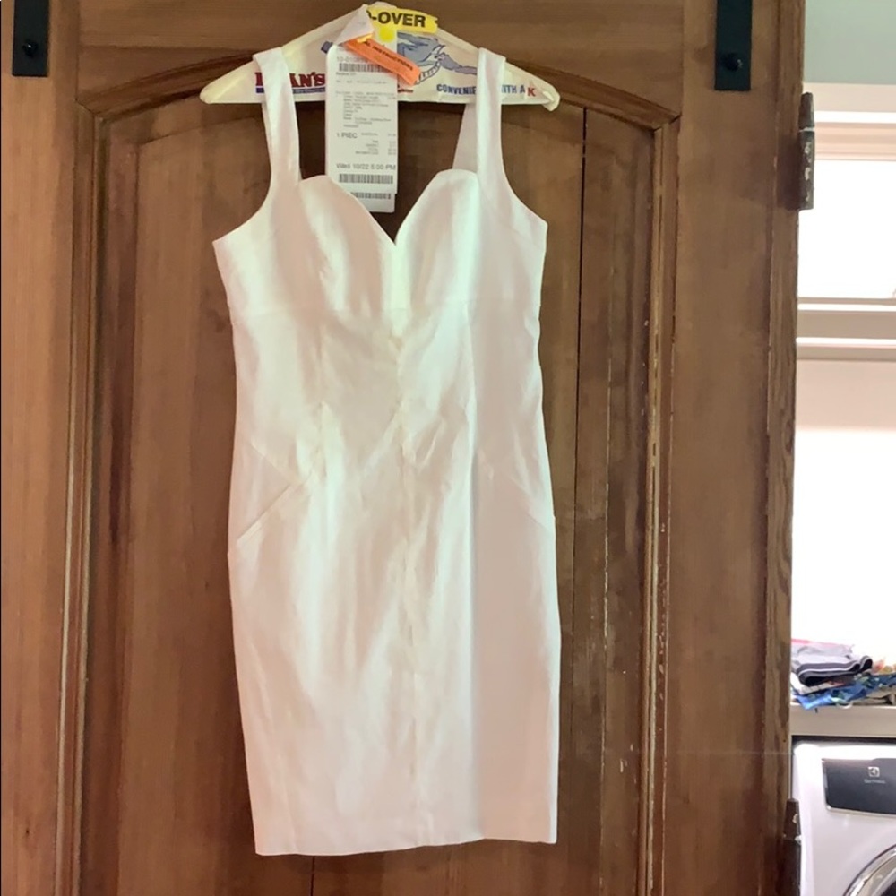 Damaged linen dress